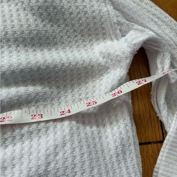 We The Free oversized waffle knit thermal long sleeve top - Picture 6 of 6